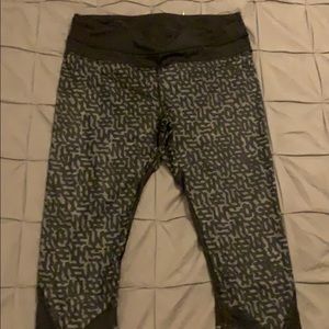 Lululemon Run Inspire Crop II Print Workout Pants